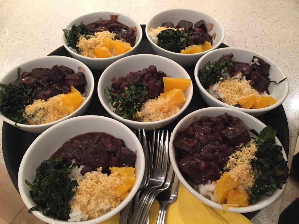 Feijoada Completa — black bean stew with sides